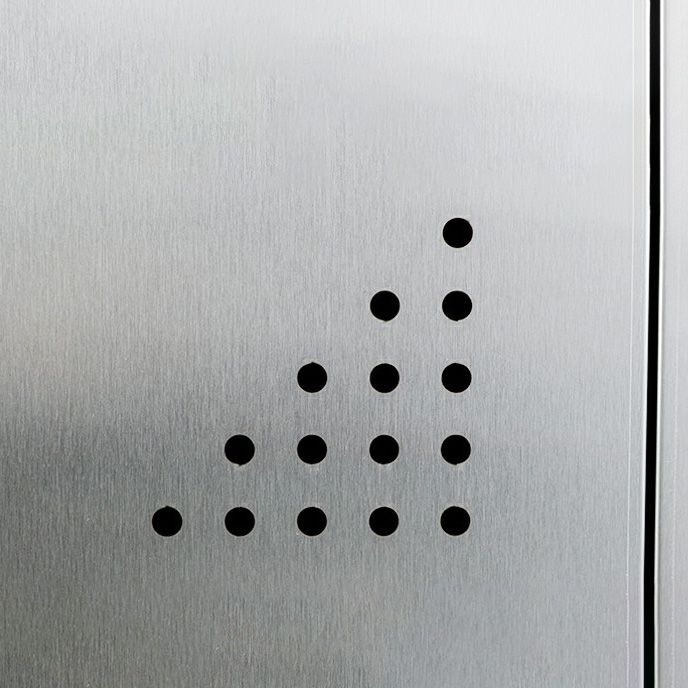 Silver Storage Cabinet with Hinged Doors Contemporary Steel Indoor Cabinet Clearhalo 'Armoires & Wardrobes' 'armoires_wardrobes' 'Bedroom Furniture' 'furn' 'furn_armoires_wardrobes' 'Furniture' 1200x1200_47de793a-ae4b-4c3b-9b21-7e2c424cb164