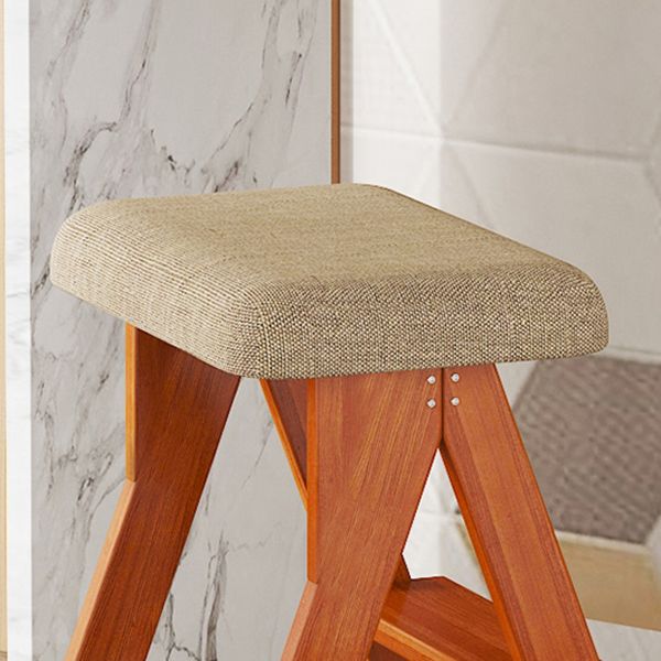Tabouret de bar pliant moderne en bois, tabourets de bar sans dossier pour salle à manger