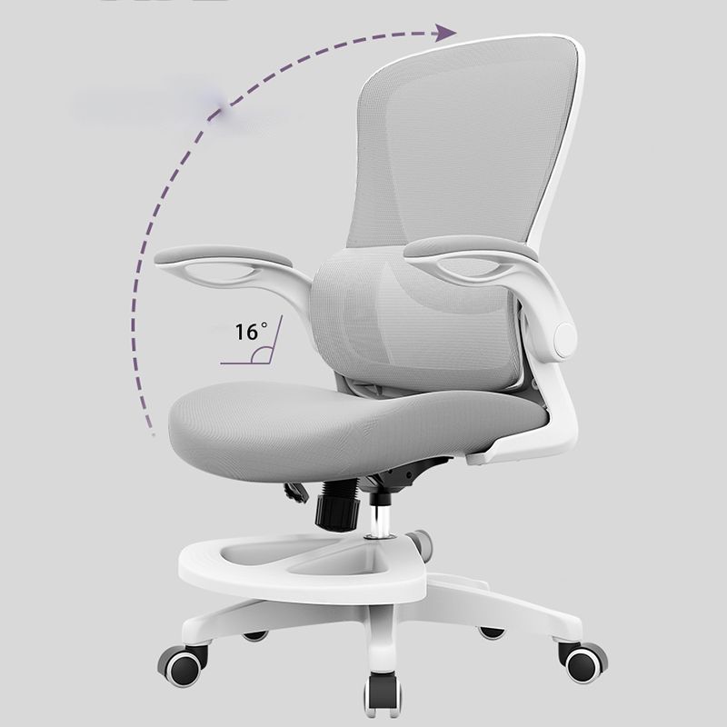 Silla de escritorio de brazos extraíbles modernos sin angustia silla de diapositivas ergonómica con ruedas