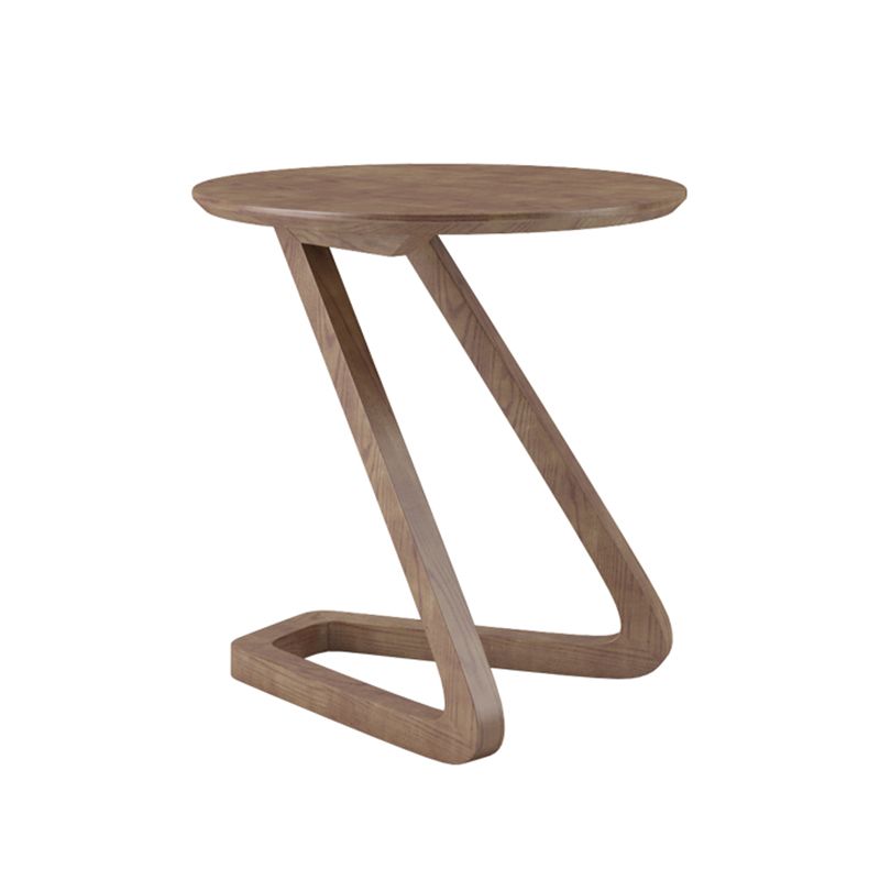 Side Table Solid Wood Abstract Round Scandinavian Living Room End Table Clearhalo 'Coffee & Accent Tables' 'End & Side Tables' 'end_side_tables' 'furn' 'furn_end_side_tables' 'Furniture' 'Living Room Furniture' 1200x1200_47ec3946-51db-4880-b96a-3e6d24198d5f