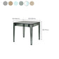 Modern Tempered Glass Desktop Geometric Acrylic Legs Dining Table for Dining Room Clearhalo 'Dining Tables & Seating' 'Dining Tables' 'dining_table' 'furn' 'furn_dining_table' 'Furniture' 'Kitchen & Dining Furniture' 1200x1200_47ec8ff4-e565-4b97-a99b-86c3904ffd1f