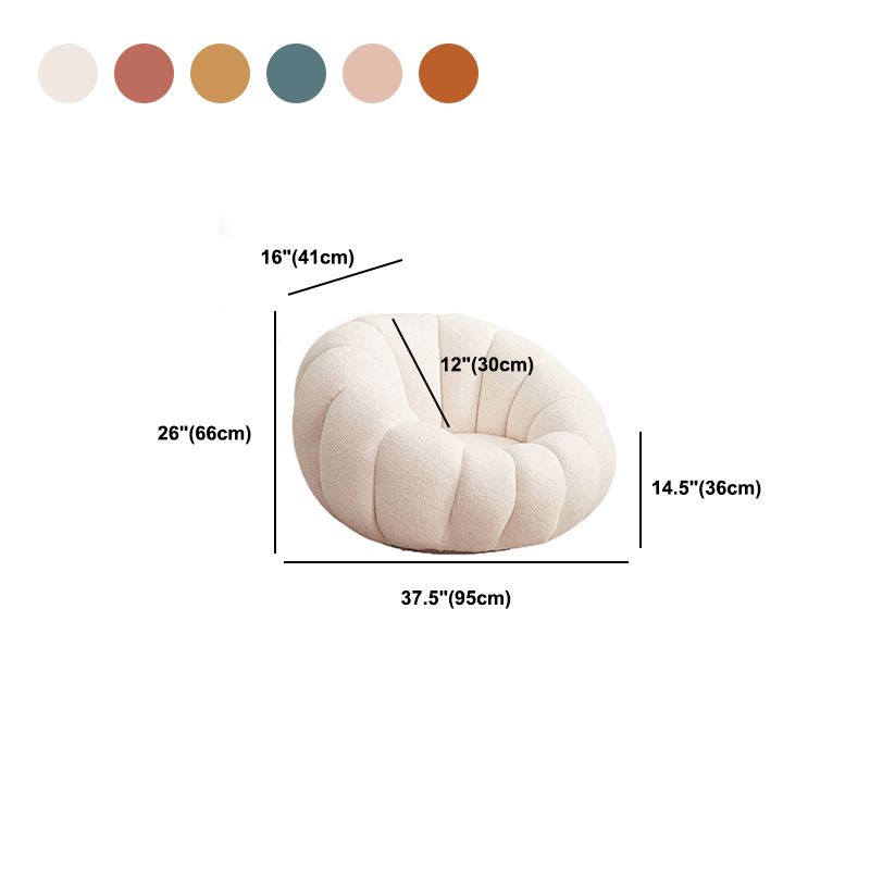 Modern Arm Chair, Wool Blend / Velvet Upholstered Accent Chair, 37"(W) X 37"(D) X 26"(H) Clearhalo 'Accent Chairs' 'accent_chairs' 'Chairs & Seating' 'furn' 'furn_accent_chairs' 'Furniture' 'Living Room Furniture' 1200x1200_47ed61b7-b569-4b67-ae51-b4d4f045dabb