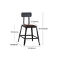 Iron Bar and Counter Stool Industrial Indoor Vintage Brown Counter Height Stools Clearhalo 'Bar Furniture' 'Bar Stools' 'bar_stools' 'furn' 'furn_bar_stools' 'furniture_bar_stools' 'Kitchen & Dining Furniture' 'kitchen&dining_furn' 'kitchen' 'kitchen_furn' Furniture' 1200x1200_47ed8cfb-cee0-4718-ab08-3cc5694ea45b