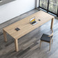 Rectangle 4 Legs Mid-Century Dining Table Solid Wood Fixed Table for Kitchen Clearhalo ' dining_table' 'Dining Tables & Seating' 'Dining Tables' 'Furniture' 'furniture_dining_table' 'Kitchen & Dining Furniture' 'kitchen&dining_furn' 'kitchen' 'kitchen_dining_table' 1200x1200_47f068c8-3905-4003-8fd7-79750ee00454