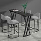 Industrial Stone Pub Table Set 1/2/5 Pieces Rectangle Indoor Bar Pub Table Set Clearhalo 'Bar Furniture' 'furn' 'furn_home_bar_bar_sets' 'Furniture' 'Home Bars & Bar Sets' 'home_bar_bar_sets' 'Kitchen & Dining Furniture' 1200x1200_47f265a8-980e-428b-929d-ec7a06be135d