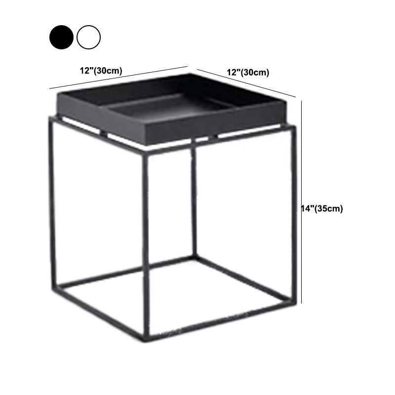 Tavolino di ferro da ferro quadrata modernismo semplice tavolo da cocktail