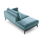 Living Room Chaise Square Arms Modern Chaise Lounge with Velvet Upholster Clearhalo 'Chairs & Seating' 'Chaise Lounge' 'chaise_lounge' 'furn' 'furn_chaise_lounge' 'Furniture' 'Living Room Furniture' 1200x1200_47f5fe4d-9ac2-48dc-a9b9-c255251f660f