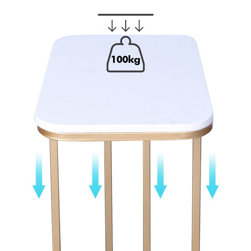 19.7" W Modern End Table Rectangular Slate C Sofa Side Table Clearhalo 'Coffee & Accent Tables' 'End & Side Tables' 'end_side_tables' 'furn' 'furn_end_side_tables' 'Furniture' 'Living Room Furniture' 1200x1200_47f8b20d-cdc5-49bd-9b6b-b74812c9d35a
