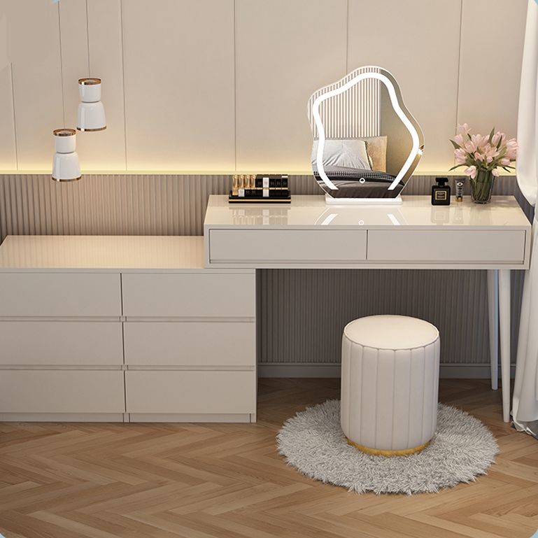 Hedendaagse eenvoudige make -up van ijdelheid Make -upkapida met opbergladen