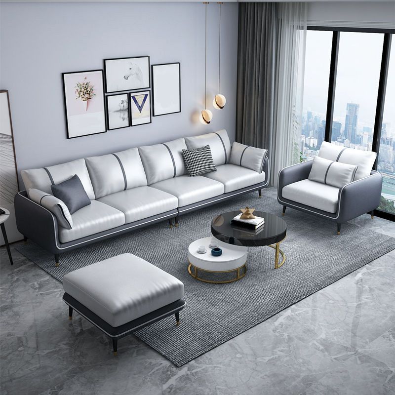 Stationary Stain Resistant 3 Seater Living Room Standard Sofa with Multiple Cushions Clearhalo 'furn' 'furn_sofas' 'Furniture' 'furniture_sofas' 'kitchen' 'kitchen_sofas' 'Living Room Furniture' 'Sofa' 'sofas' 1200x1200_47fab1c4-820f-453c-a100-070d1b2fd519