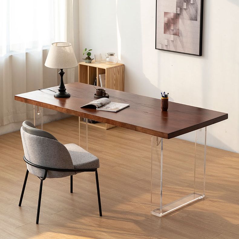 Massives Holz rechteckig Arbeitstisch Home Office Moderner Schreibtisch