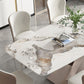 Luxury Sintered Stone Top Dining Table Rectangle Table with Single Pedestal