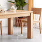 1/4/5 pezzi moderni moderni set di mobili da pranzo in legno solido in legno solido