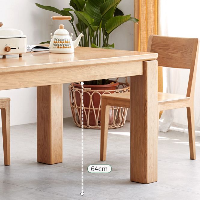 1/4/5 pezzi moderni moderni set di mobili da pranzo in legno solido in legno solido