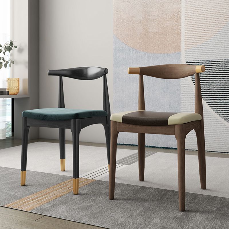 Entryway Dining Chairs Armless Wooden Dining Room Chairs for Kitchen Clearhalo 'Dining Chairs' 'Dining Tables & Seating' 'dining_chair' 'furn' 'furn_dining_chair' 'Furniture' 'furniture_dining_chair' 'Kitchen & Dining Furniture' 1200x1200_47fba542-deaf-481b-a7ac-8e0159817a45