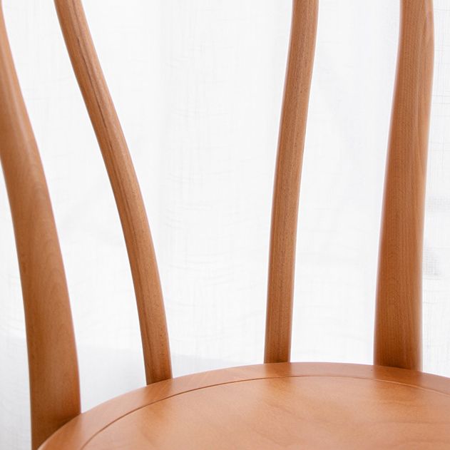 Armless Kitchen Dining Side Chair Wood Windsor Dining Side Chair Clearhalo 'Dining Chairs' 'Dining Tables & Seating' 'dining_chair' 'furn' 'furn_dining_chair' 'Furniture' 'Kitchen & Dining Furniture' 1200x1200_47fd0f29-2f59-4110-b481-2374b2d52be4