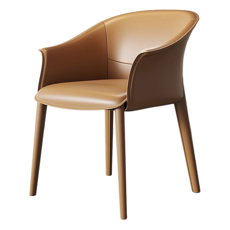 Contemporary Metal Dining Room Chair Leather Dining Chairs for Home Use Clearhalo 'Dining Chairs' 'Dining Tables & Seating' 'dining_chair' 'furn' 'furn_dining_chair' 'Furniture' 'Kitchen & Dining Furniture' 1200x1200_47fdc691-b7ab-40d2-97f9-bb0c2db6005b
