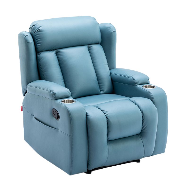 Modern Fux Leather Club Club Recliner Massage Home Theater Recliner