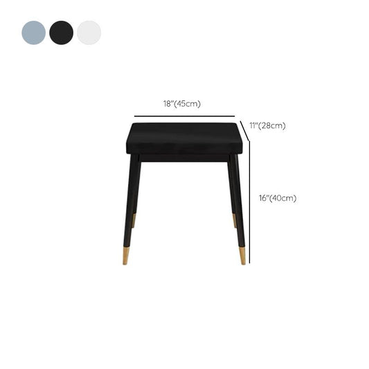 Tavolo da toeletta in legno glam in legno top vanità con cassetti