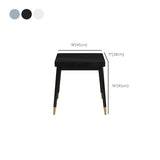 Glam houten framekrandtafel leisteen top ijdelheid met laden