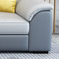 Sofá de estilo nórdico látex/esponja asiento de asiento de asiento sofá de cuero de imitación