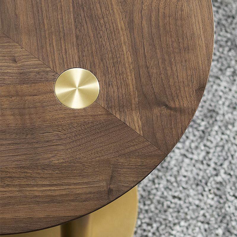 Tavolo da angolo contemporaneo da 19 "tavolo rotondo del piedistallo rotondo