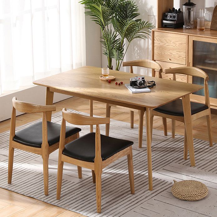 Rectangle Dining Site Table Solid Wood Dining Room Collection with 4-foot Clearhalo ' dining_table' 'Dining Tables & Seating' 'Dining Tables' 'furn' 'furn_dining_table' 'Furniture' 'furniture_dining_table' 'Kitchen & Dining Furniture' 'kitchen&dining_furn' 'kitchen' 'kitchen_dining_table' 1200x1200_4800db5a-f296-4da6-bee1-62e0cb4e184e