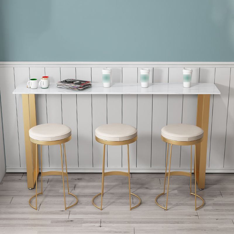 Scandinavian Backless Round BarStools for Home Upholstered Counter Height Stool Clearhalo 'Bar Furniture' 'Bar Stools' 'bar_stools' 'furn' 'furn_bar_stools' 'Furniture' 'furniture_bar_stools' 'Kitchen & Dining Furniture' 1200x1200_48014442-dc70-4dd1-a247-cc64d19c353d