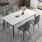 Industrial Sintered Kitchen Dining Table Rectangle Standard Dining Table with 4 Legs Base Clearhalo ' dining_table' 'Dining Tables & Seating' 'Dining Tables' 'furn' 'furn_dining_table' 'Furniture' 'furniture_dining_table' 'Kitchen & Dining Furniture' 'kitchen&dining_furn' 'kitchen' 'kitchen_dining_table' 1200x1200_480219cb-d6ce-4596-bbfb-d6d5c05acfbf