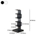 Modern Style Steel Bookshelf Vertical Closed Back Shelf Bookcase for Home Clearhalo 'Bookcases' 'furn' 'furn_bookcases' 'Furniture' 'furniture_bookcases' 'kitchen' 'kitchen_bookcases' 'Living Room Furniture' 'Office Furniture' 1200x1200_4802b782-4fd5-4d04-a3a2-679abb2025f6