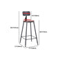 Industrial 1/3/4/5 Pieces Bar Table Set Square Pine Wood Counter Table with Stools