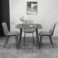 Industrial Style Home Sintered Stone Dining Table Square Shape Table with 4 Legs Base Clearhalo ' dining_table' 'Dining Tables & Seating' 'Dining Tables' 'furn' 'furn_dining_table' 'Furniture' 'furniture_dining_table' 'Kitchen & Dining Furniture' 'kitchen&dining_furn' 'kitchen' 'kitchen_dining_table' 1200x1200_480598cb-d701-40b6-8795-1511f8dba527