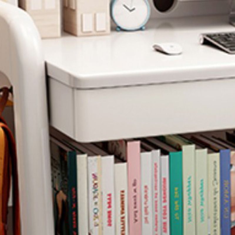 Contemporary Wood Credenza Desk Adjustable 23.6" W Office Desk with 2 Drawers Clearhalo 'furn' 'furn_office_desk' 'Furniture' 'Office Desks' 'Office Furniture' 'office_desk' 1200x1200_480715bb-0b37-4931-bd3c-2042e8b6f54b