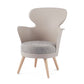 Modern Design Upholstered Dining Chairs Solid Back Chair for Home