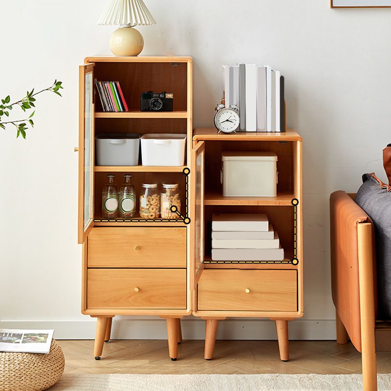 Porte di vetro contemporanee Display Stand Gabinetto per il soggiorno per soggiorno