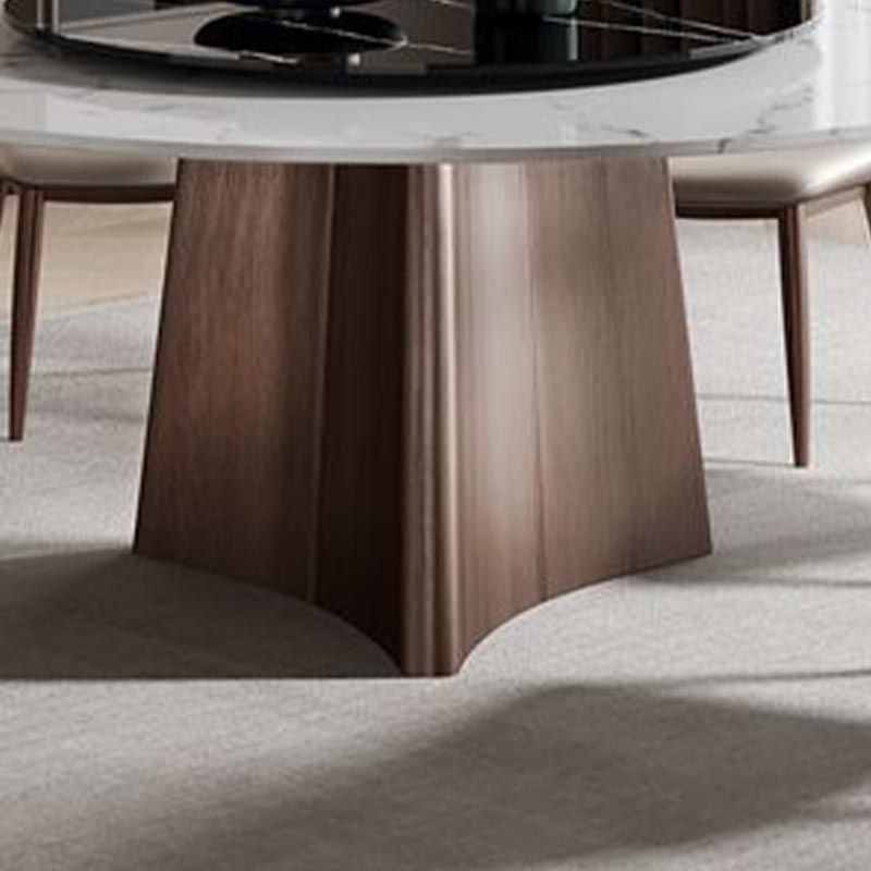 Set da pranzo moderno in pietra 1/4/9 pezzi Mobili per giradischi da pranzo per la casa