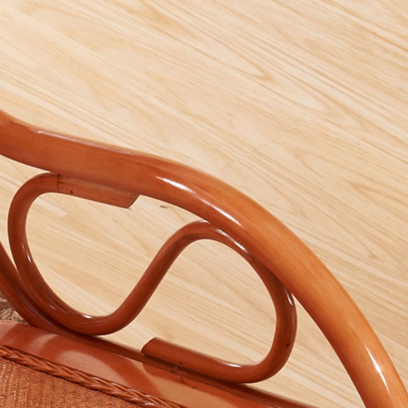 Spindle Antique Rocking Chair Wicker Rocker Chair 24" x 44.5" x 37.8" for Living Room Clearhalo 'Chairs & Seating' 'furn' 'furn_rocking_chairs' 'Furniture' 'Living Room Furniture' 'Rocking Chairs' 'rocking_chairs' 1200x1200_480cc206-a09c-4018-b6b9-22d366d6e394