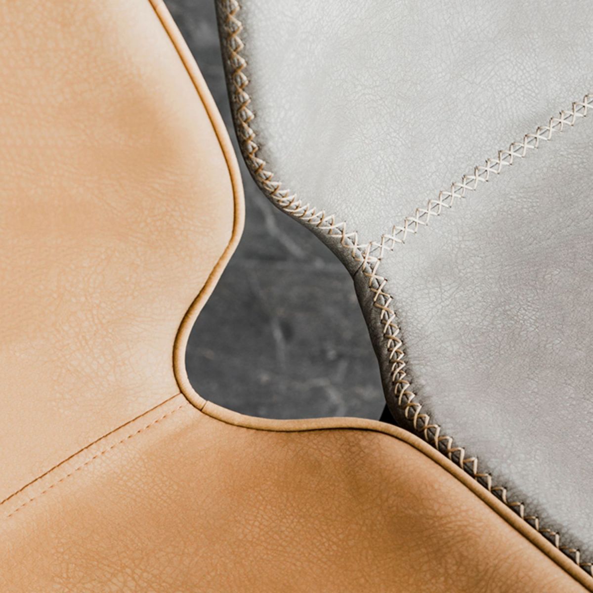 Modern Armless Backrest Counter Stool Iron Bedroom Bar Stool with Leather Cushion Clearhalo 'Bar Furniture' 'Bar Stools' 'bar_stools' 'furn' 'furn_bar_stools' 'furniture_bar_stools' 'Kitchen & Dining Furniture' 'kitchen&dining_furn' 'kitchen' 'kitchen_furn' Furniture' 1200x1200_4813edef-2b49-40cf-b1f9-be698dd53113