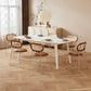 Modern Stone White Dining Table Ash Wood Base for Dining Room Clearhalo 'Dining Tables & Seating' 'Dining Tables' 'dining_table' 'furn' 'furn_dining_table' 'Furniture' 'Kitchen & Dining Furniture' 1200x1200_48175007-d864-44e8-8b74-31888d81c662