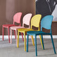 Contemporary Plastic Dining Side Chair Matte Finish Open Back Dining Side Chair Clearhalo ' kitchen&dining_furn' 'Dining Chairs' 'Dining Tables & Seating' 'dining_chair' 'furn' 'furn_dining_chair' 'Furniture' 'furniture_dining_chair' 'Kitchen & Dining Furniture' 'kitchen' 1200x1200_48182815-7f8b-43fb-8718-1638384d446b