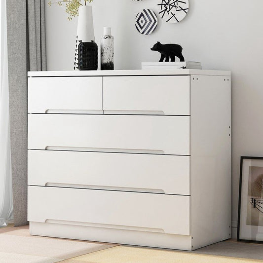 18" D Bedroom Wooden Storage Chest Dresser Modern Storage Chest with Drawers Clearhalo 'Bedroom Furniture' 'Dressers & Chests' 'dressers_chests' 'furn' 'furn_dressers_chests' 'Furniture' 1200x1200_4818401a-0fae-4a53-8bc4-3efb045a724f