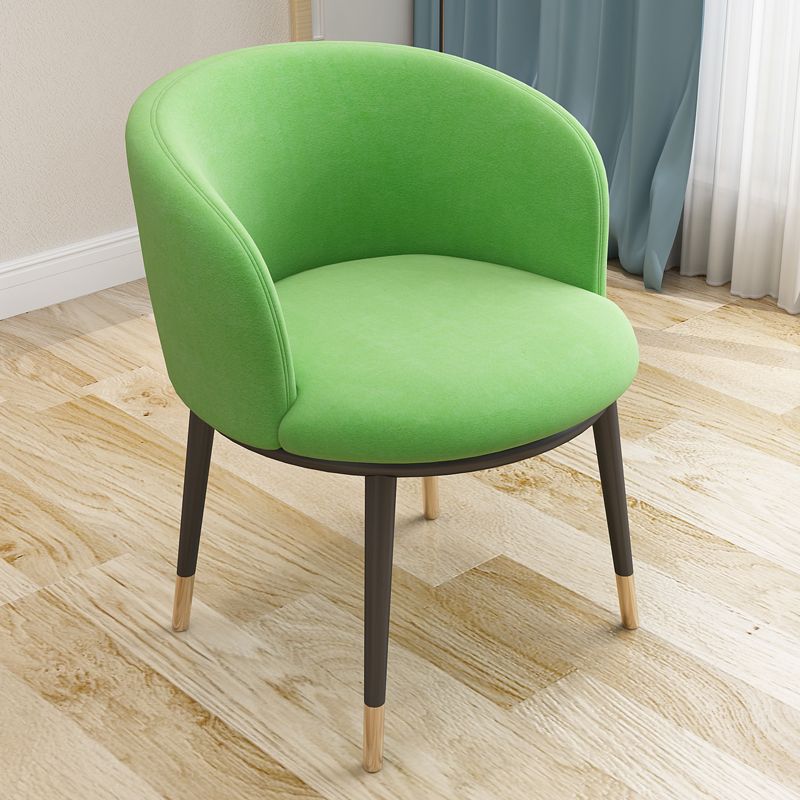 Scandinavian Side Chair Indoor Parsons Back Metal Upholstered Dining Room Chair Clearhalo ' kitchen&dining_furn' 'Dining Chairs' 'Dining Tables & Seating' 'dining_chair' 'furn' 'furn_dining_chair' 'Furniture' 'furniture_dining_chair' 'Kitchen & Dining Furniture' 'kitchen' 1200x1200_48186dca-ca0b-4e94-a663-36b8c88df078