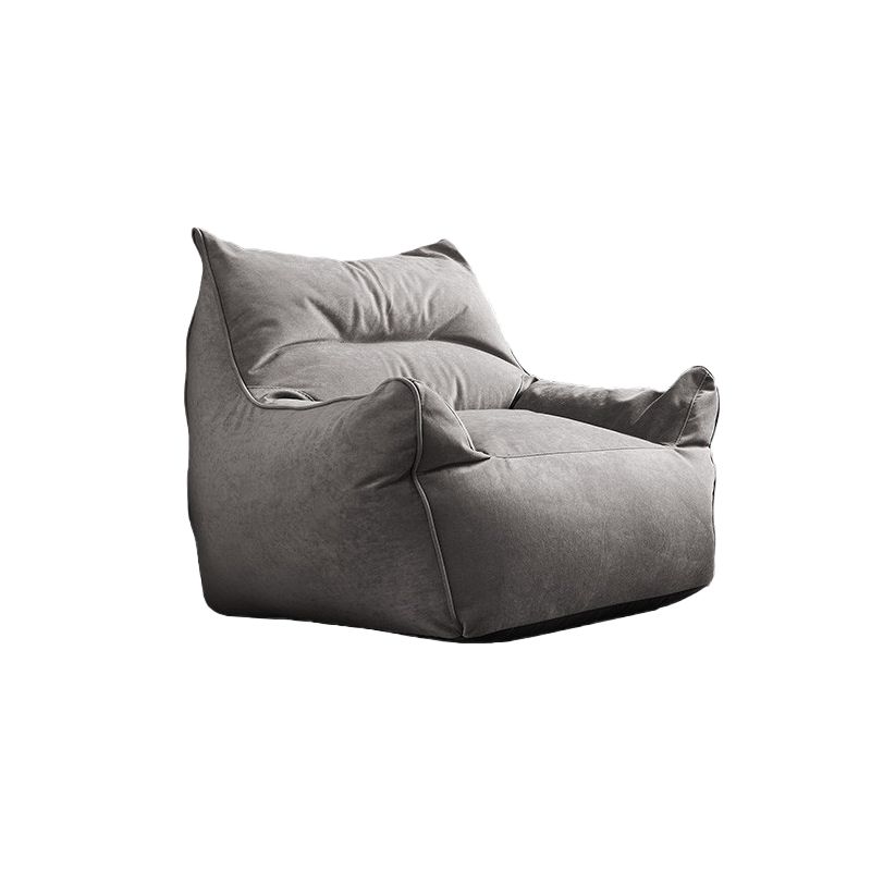 Contemporary 25.6" Height Flared Arm Sewn Pillow Back ArmChair