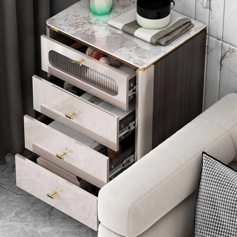 Cassettiera portaoggetti Glam da 15,6 pollici di larghezza, realizzata in legno