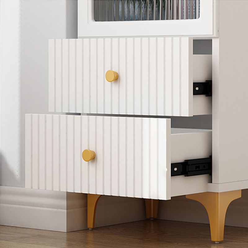 Buffet da pranzo in legno in stile contemporaneo con mobile e cassetto