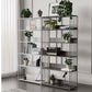 Modern Open Storage Bookcase 12" W Iron Frame Bookshelf with Shelves Clearhalo 'Bookcases' 'furn' 'furn_bookcases' 'Furniture' 'Office Furniture' 1200x1200_481be541-4e49-417e-8c6b-a91f15d70abe