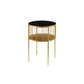 Metal Round Night Table Modern Non-Storage Legs Included Nightstand in Black/Gold Clearhalo 'Bedroom Furniture' 'furn' 'furn_night_stand' 'Furniture' 'night_stand' 'Nightstands' 1200x1200_481be5fa-2b81-41f9-85a7-cbc65024457d