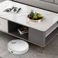 Mesa de centro Glam de 17" de alto, mesa de cóctel rectangular con cajón