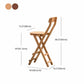 Indoor Minimalism Wood Backrest Barstools Folding Counter Stools, 1 Piece Clearhalo 'Bar Furniture' 'Bar Stools' 'bar_stools' 'furn' 'furn_bar_stools' 'furniture_bar_stools' 'Kitchen & Dining Furniture' 'kitchen&dining_furn' 'kitchen' 'kitchen_furn' Furniture' 1200x1200_481de12e-629c-47b3-a992-85e4189e60b6