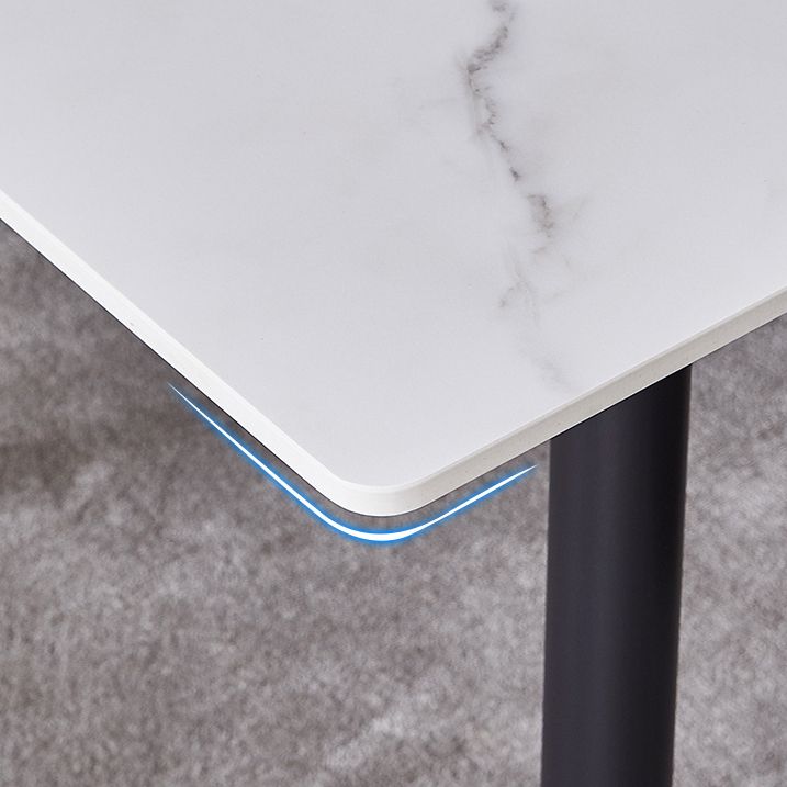 モダンスタイルの焼結型ダイニングラウンドテーブルセット1/4/5ピースダイニングセット